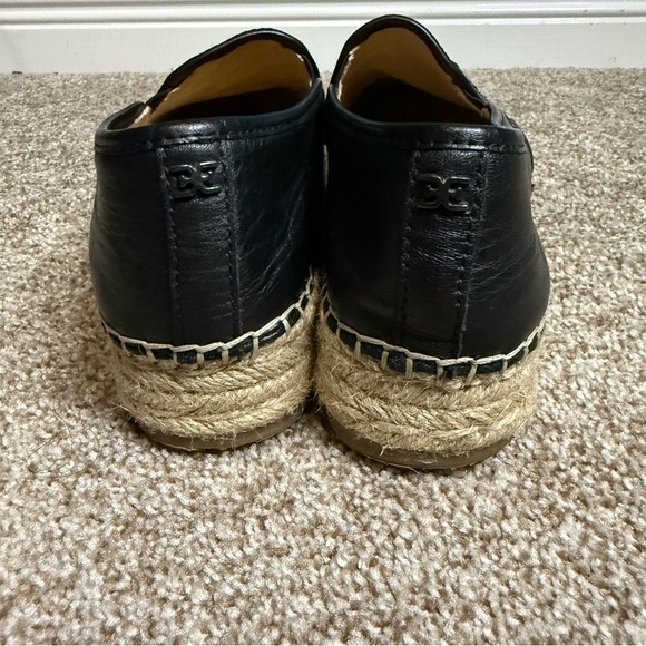 Sam Edelman Black Woven Leather Loafers - Picture 3 of 12
